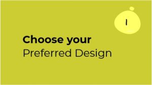 Digital Business Card in Making Step 1 Choose your Design