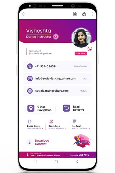 Visheshta Digital Business Card
